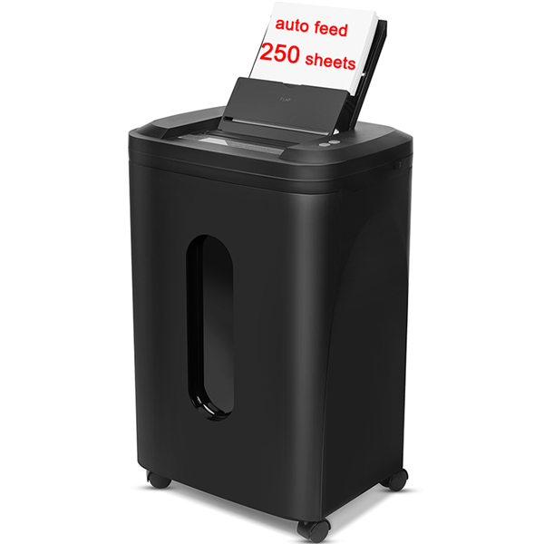 Auto Feed 250 Sheets Micro Cut Paper Shredder
