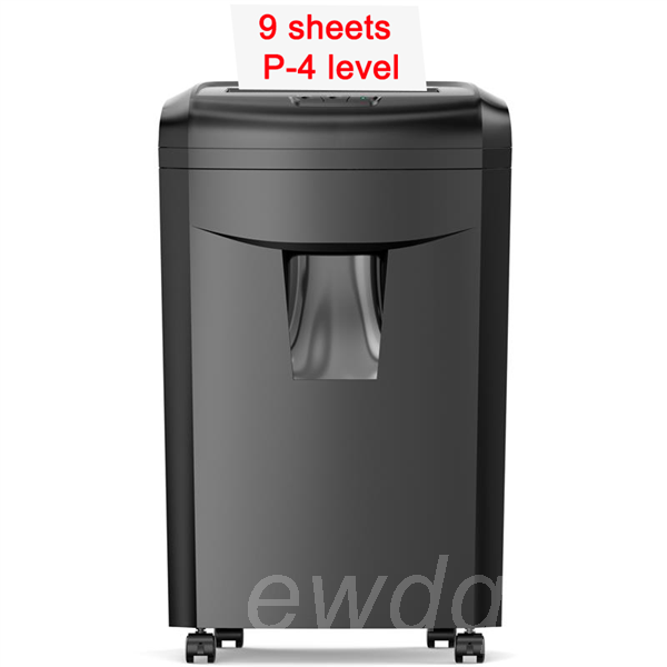 6M/Min Shredding Speed 9 Sheets Paper Shredder S-G960