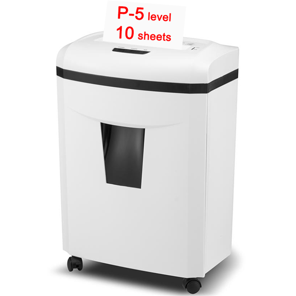 10 Sheets Micro Cut Paper Shredder With 120Min Long Working Time