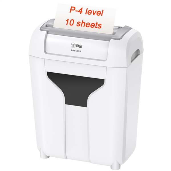 5Min Run Time Cross Cut 10 Sheets Paper And Cd Shredding Machine