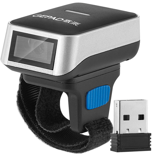 GP-58 Wireless Wearable Ring Barcode Scanner
